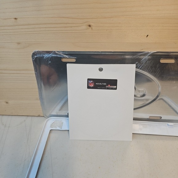 NEW YORK JETS METAL LICENSE PLATE & FRAME With Sticker - Picture 6 of 7